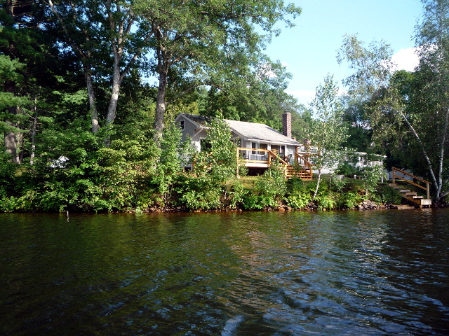 Cottage from Lake