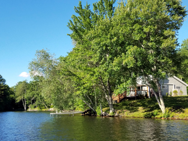 Cottage from Lake