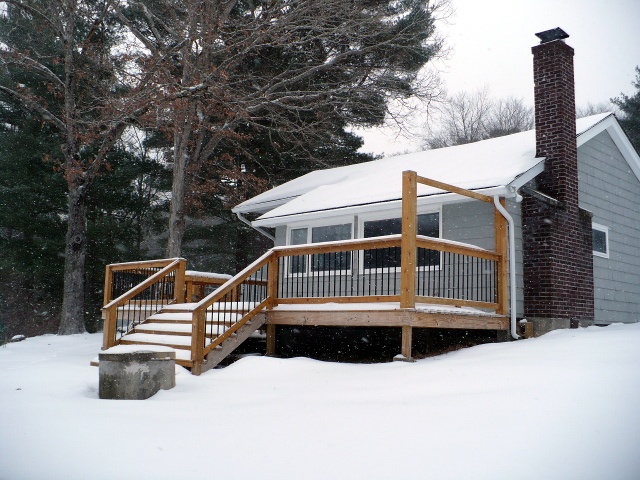 Snowy Deck